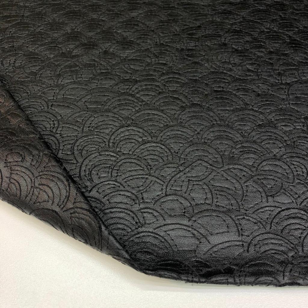 Lazer Kesim Deri Kumaş Siyah - Kumaş Satın Al - Kumaş Burada