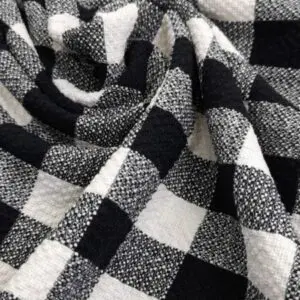 Siyah Beyaz Kareli Şanel