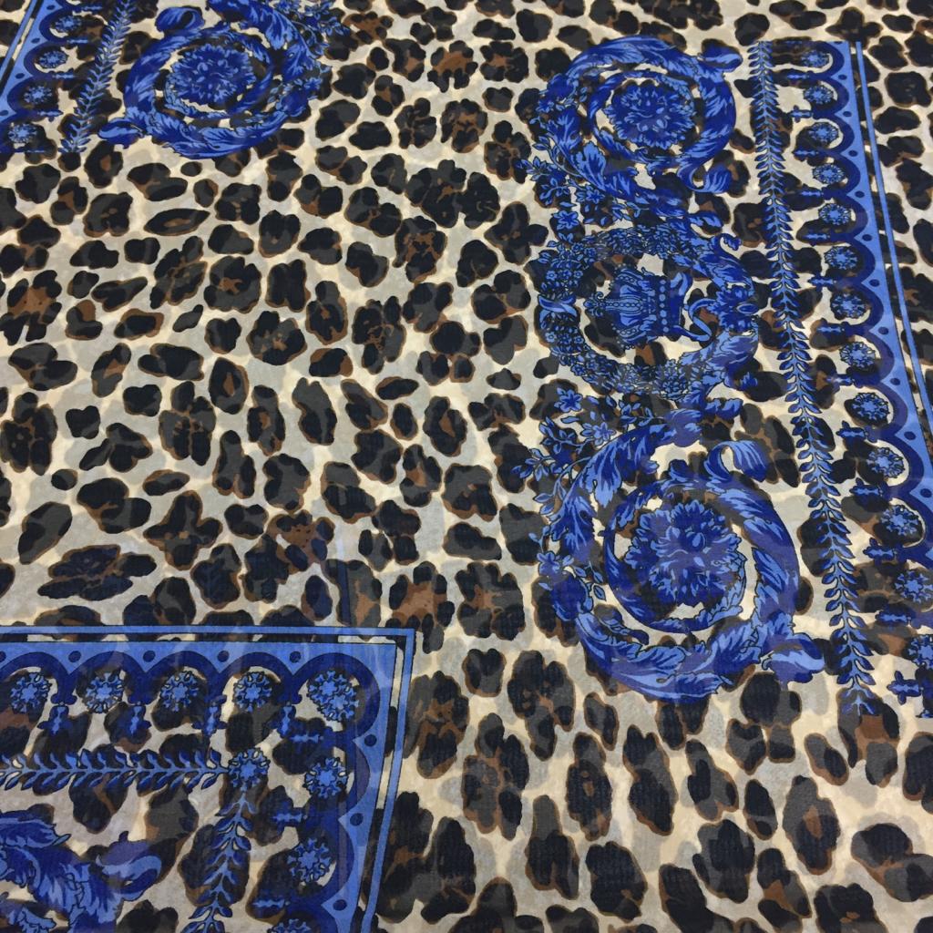 Leopar Desenli Şifon Kumaş - Görsel 2