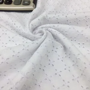 Desenli Fisto Kumaş Beyaz