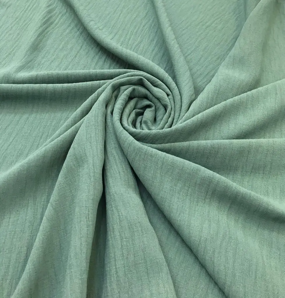 Aerobin Keten Kumaş Mint Yeşili