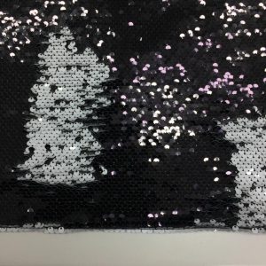 Dönen Payet Kumaş Siyah-Beyaz