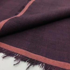 Alternative view of Kareli Ham Keten Kumaş Vişne Çürüğü