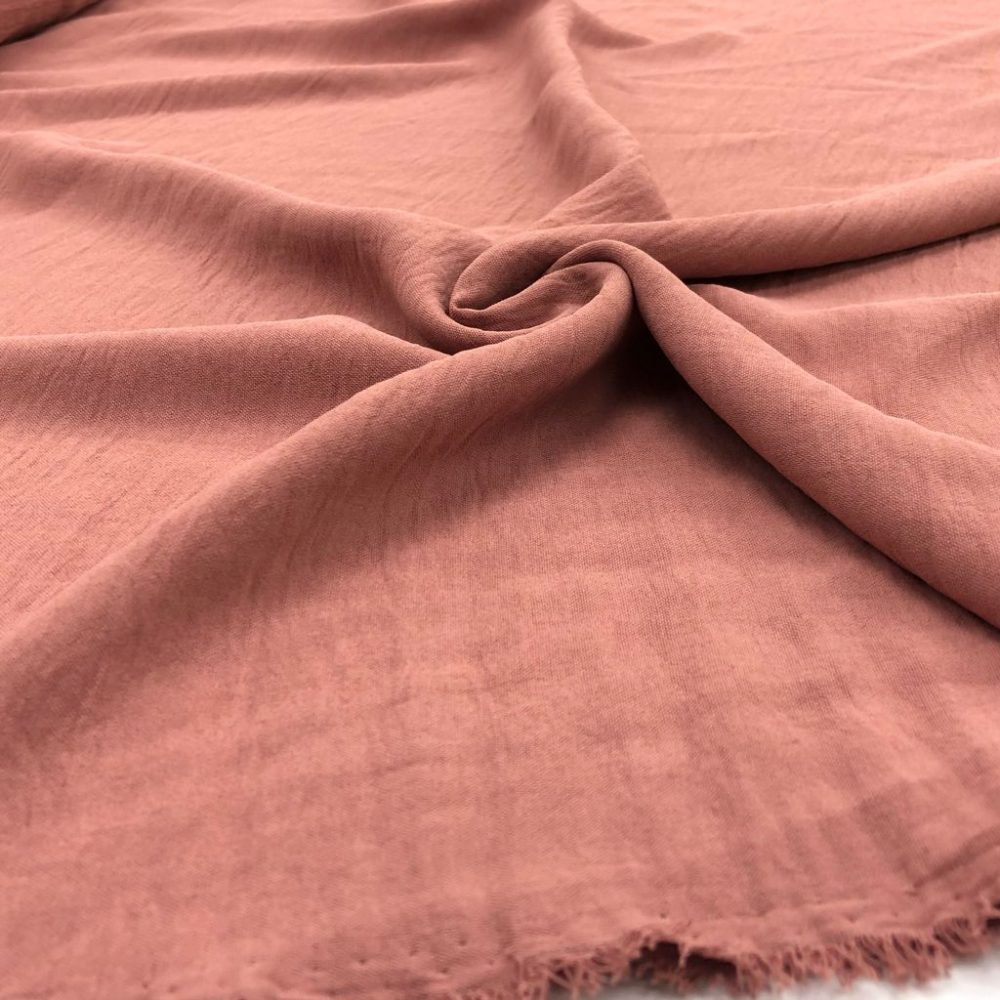 Aerobin Krep Kumaş Koyu Kuru Soğan Kabuğu