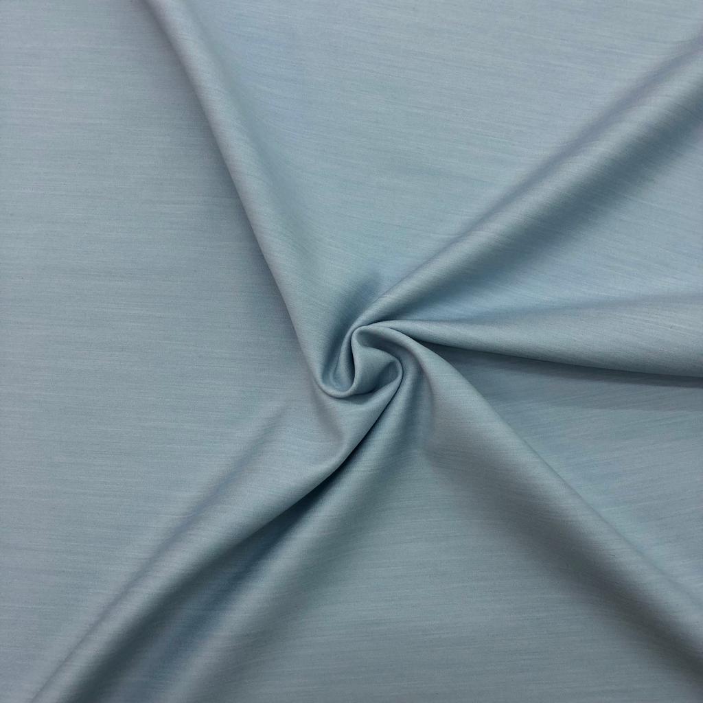 Dökümlü Gabardin Kumaş Açık Kot Mavisi Dökümlü Gabardin Kumaş Açık Kot Mavisi