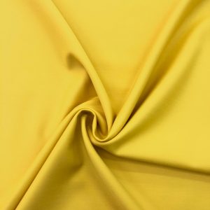 Dökümlü Gabardin Kumaş Güneş Sarısı
