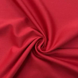 Dökümlü Gabardin Kumaş Kırmızı
