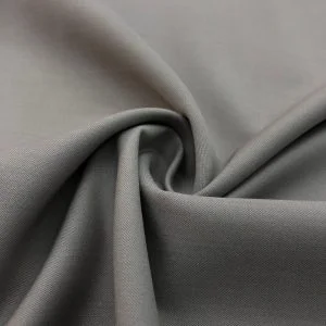 Dökümlü Gabardin Kumaş Pastel Gri