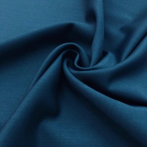 Dökümlü Gabardin Kumaş Petrol Mavisi