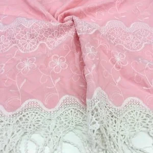 Fistolu Kreplin Kumaş Pudra