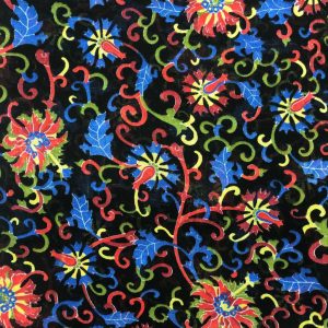 Sarmaşık Desenli Tülbent Kumaş