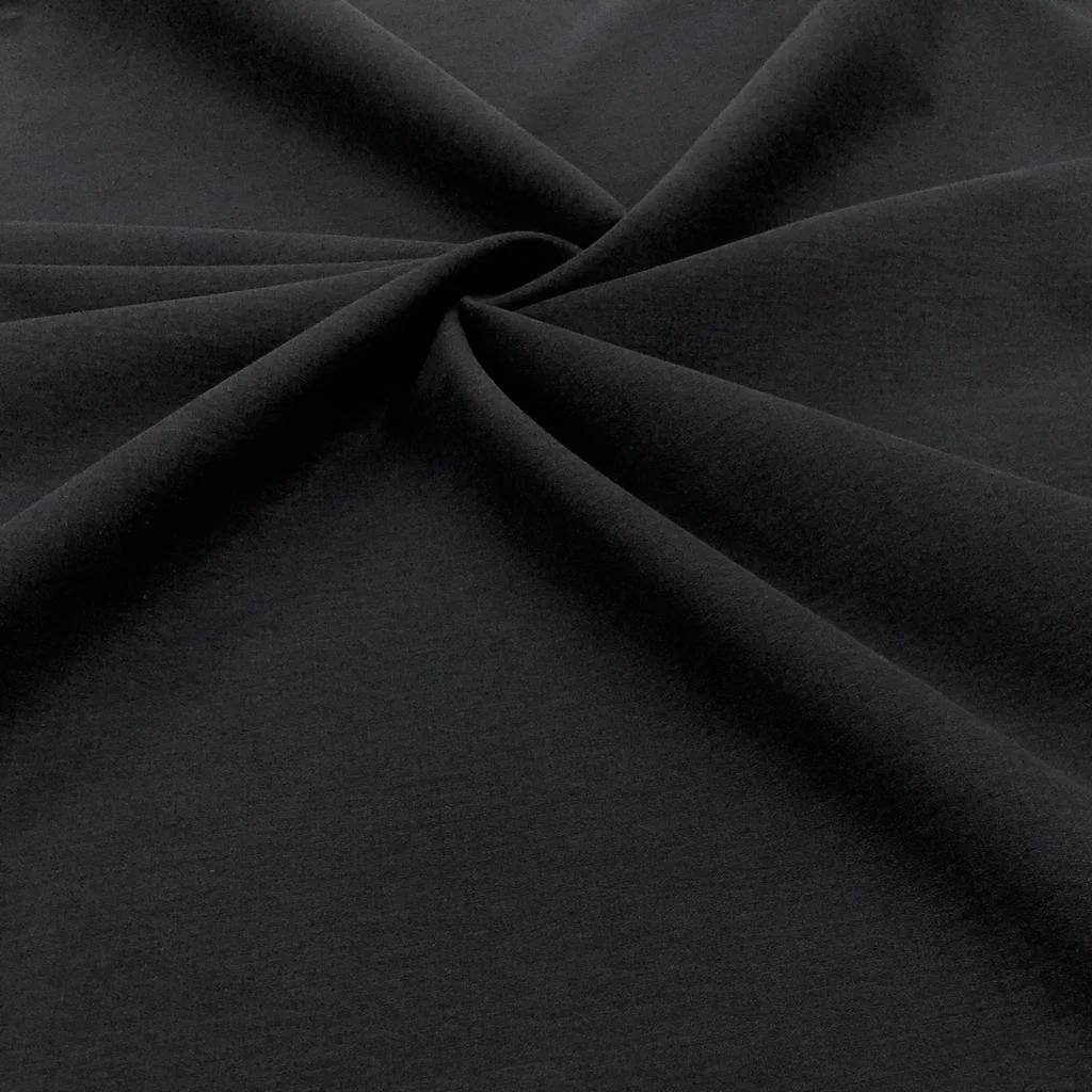 Taşlanmış Pamuk Gabardin Kumaş Siyah Taşlanmış Pamuk Gabardin Kumaş Siyah