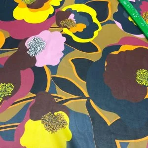 Alternative view of Desenli Şifon Kumaş