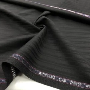 Altınyıldız Çizgili Kumaş Siyah