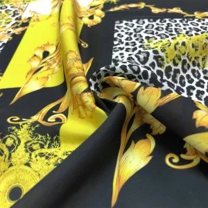 İpek Desenli Saten Kumaş