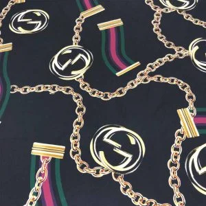 İpek Desenli Saten Kumaş