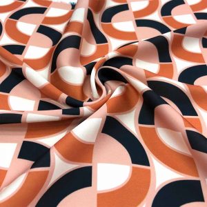 İpek Desenli Saten Kumaş