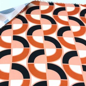 İpek Desenli Saten Kumaş