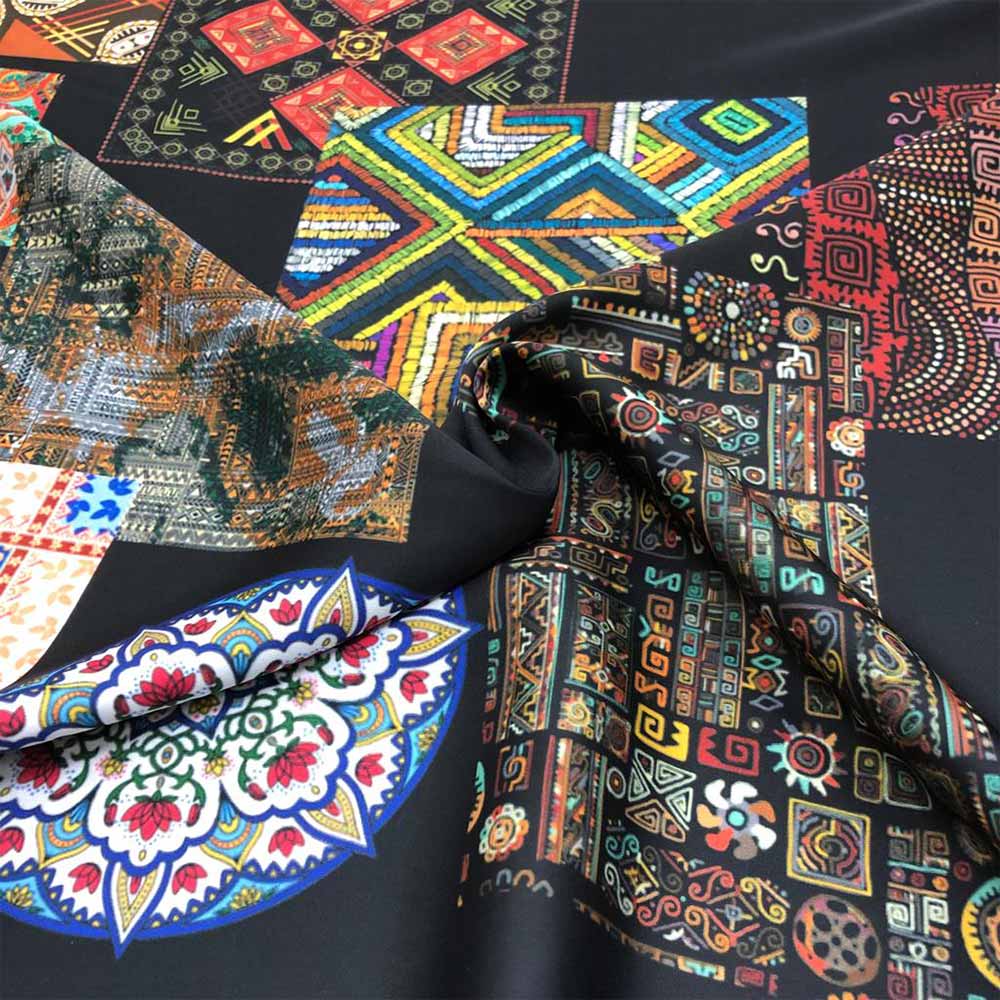 İpek Desenli Saten Kumaş İpek Desenli Saten Kumaş