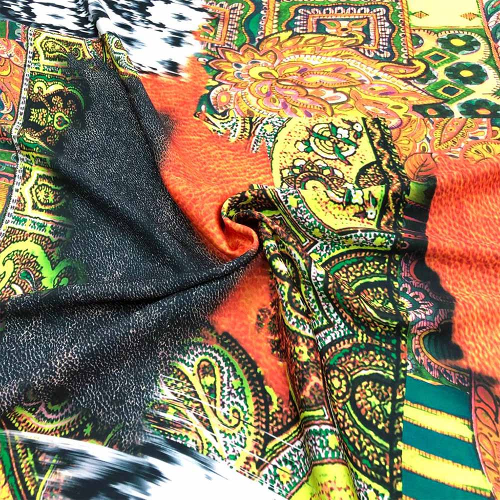 İpek Desenli Saten Kumaş İpek Desenli Saten Kumaş