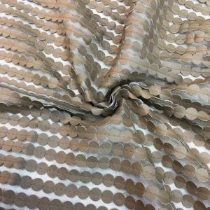 Lazer Kesim Deri Kumaş Vizon