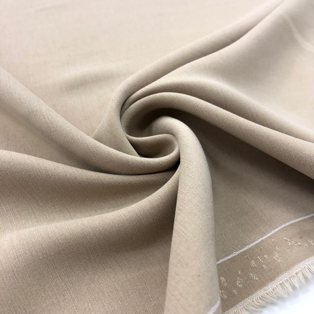 Bej Cupra Kumaş Taşlanmış Bej Cupra Kumaş Taşlanmış