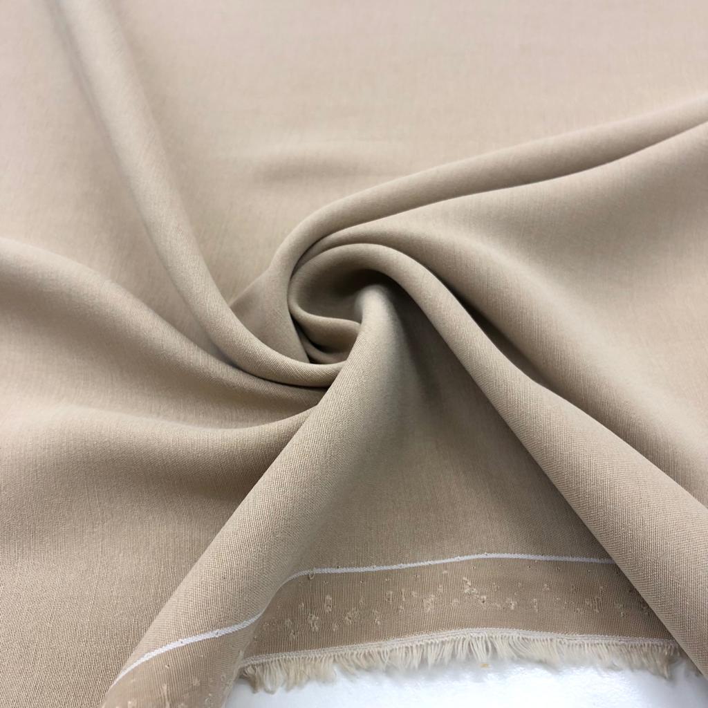 Bej Cupra Kumaş Taşlanmış Bej Cupra Kumaş Taşlanmış