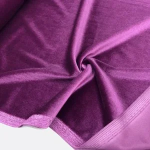 İpek Kadife Kumaş Gül Kurusu