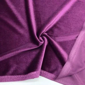 İpek Kadife Kumaş Gül Kurusu