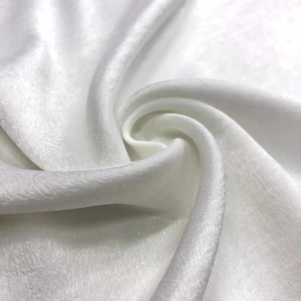 Taşlanmış Cupra Kumaş Beyaz