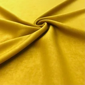 Taşlanmış Cupra Kumaş Hardal Sarısı