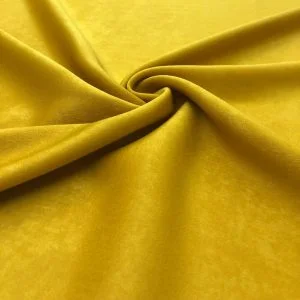 Taşlanmış Cupra Kumaş Hardal Sarısı