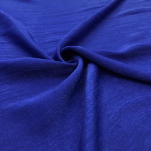 Taşlanmış Cupra Kumaş Saks Mavisi