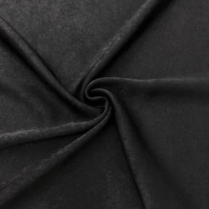 Taşlanmış Cupra Kumaş Siyah