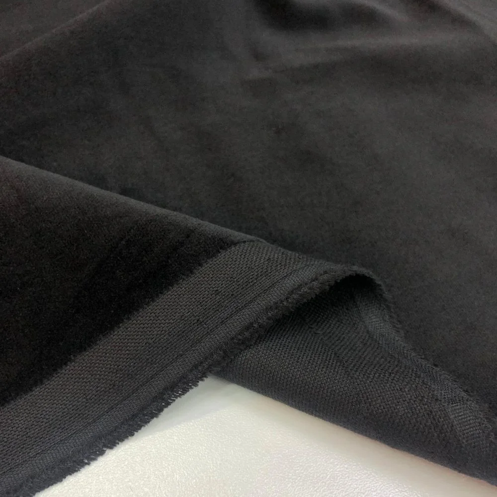 Cotton Kadife Kumaş Siyah Cotton Kadife Kumaş Siyah