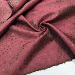 Desenli İpek Astar Kumaş