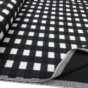 Ekose Desenli Kaşmir Kumaş