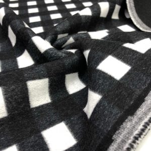 Ekose Desenli Kaşmir Kumaş