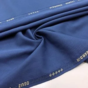 Oğuz Gabardin Kumaş İndigo Mavisi