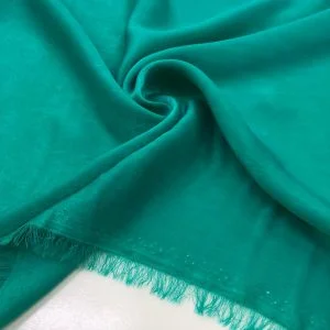 Taşlanmış Cupra Kumaş Koyu Mint Yeşili