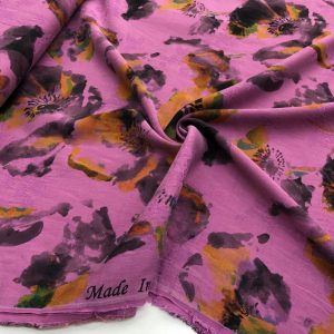 Desenli Cupra Kumaş