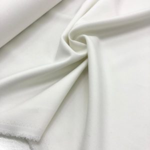 Dökümlü Gabardin Kumaş Kırık Beyaz