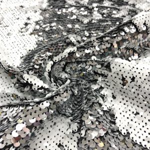 Dönen Payet Kumaş Beyaz-Gümüş Dönen Payet Kumaş Beyaz-Gümüş