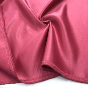 Amerikan Saten Kumaş Koyu Nar Çiçeği