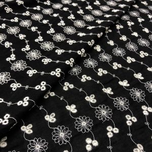 Fisto Kumaş Siyah Beyaz