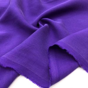 Taşlanmış Cupra Kumaş Mor