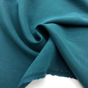 Taşlanmış Cupra Kumaş Petrol Yeşili