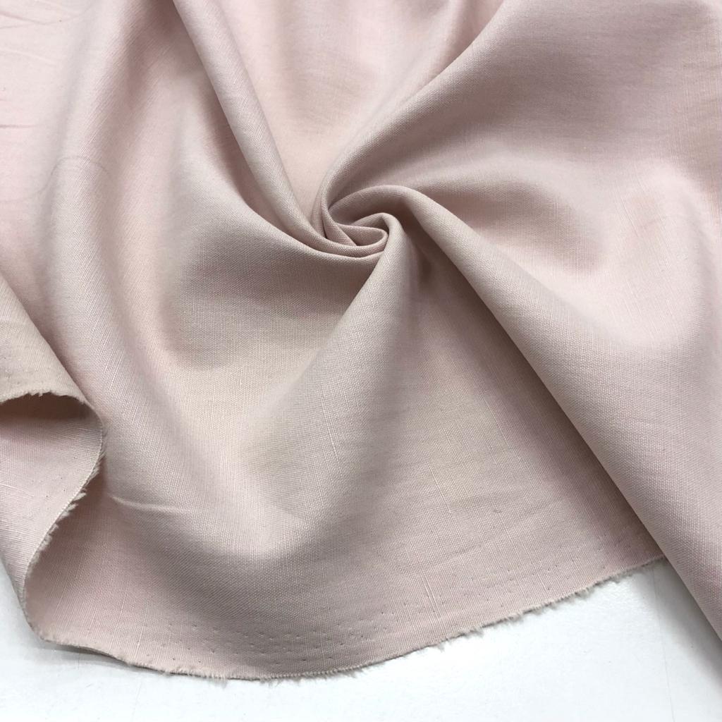 Taşlanmış Keten Kumaş Pembemsi Gri Taşlanmış Keten Kumaş Pembemsi Gri