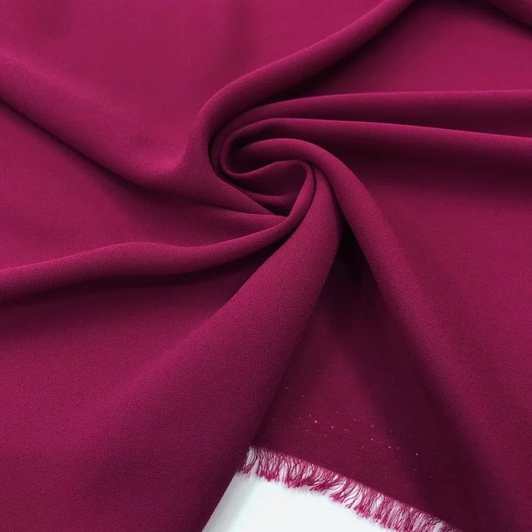 Krep Şifon Kumaş Fuşya