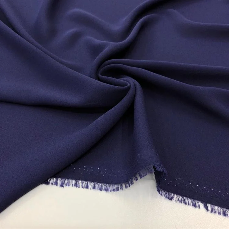 Krep Şifon Kumaş Morcivert